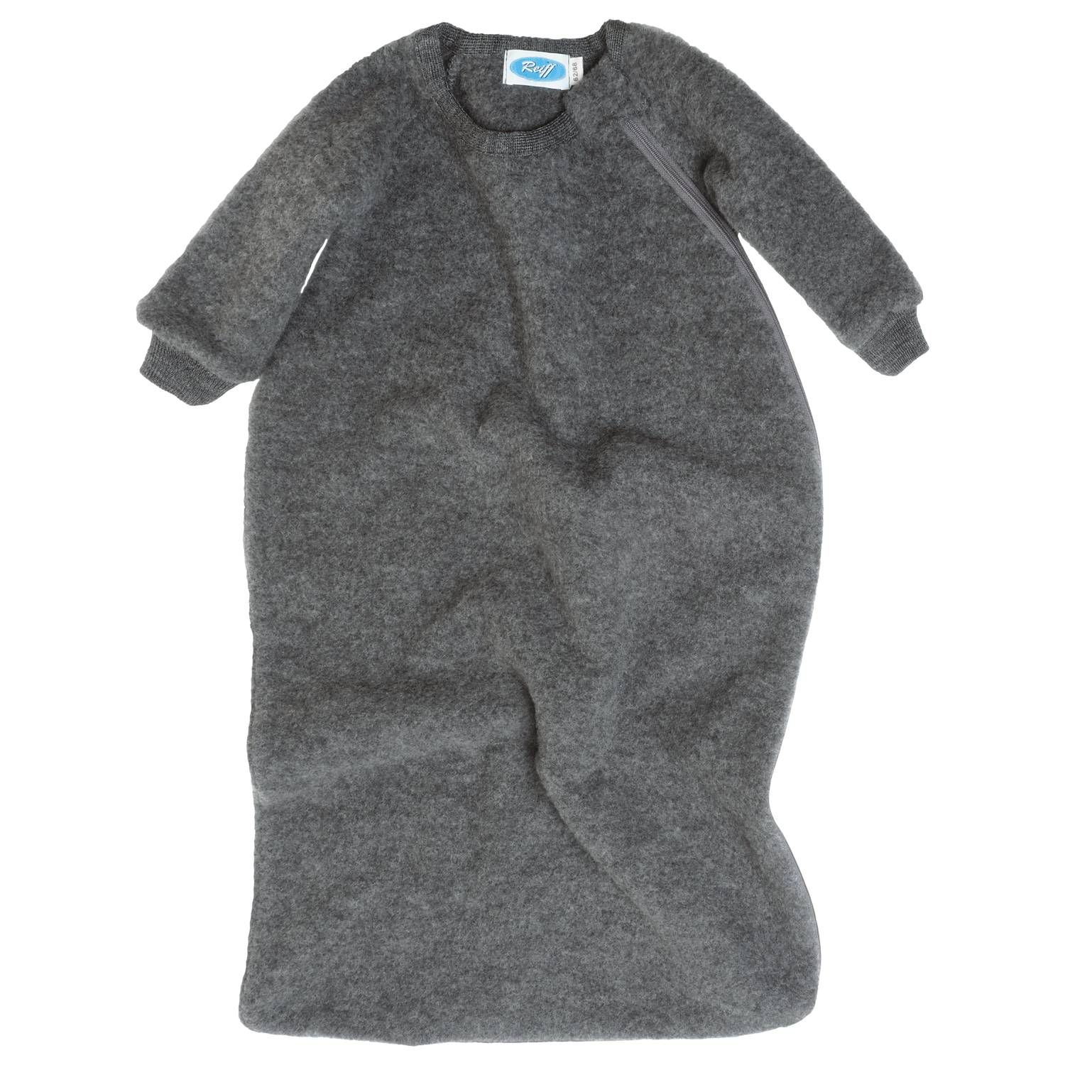 Reiff Bio Baby Schlafsack Wollfrottee grau  coucou natur