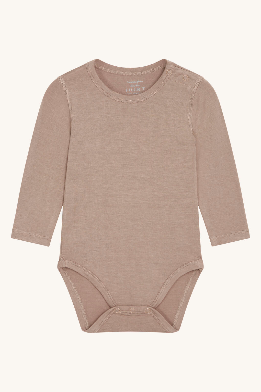 Hust&Claire Bambus Viskose Body langarm mocca