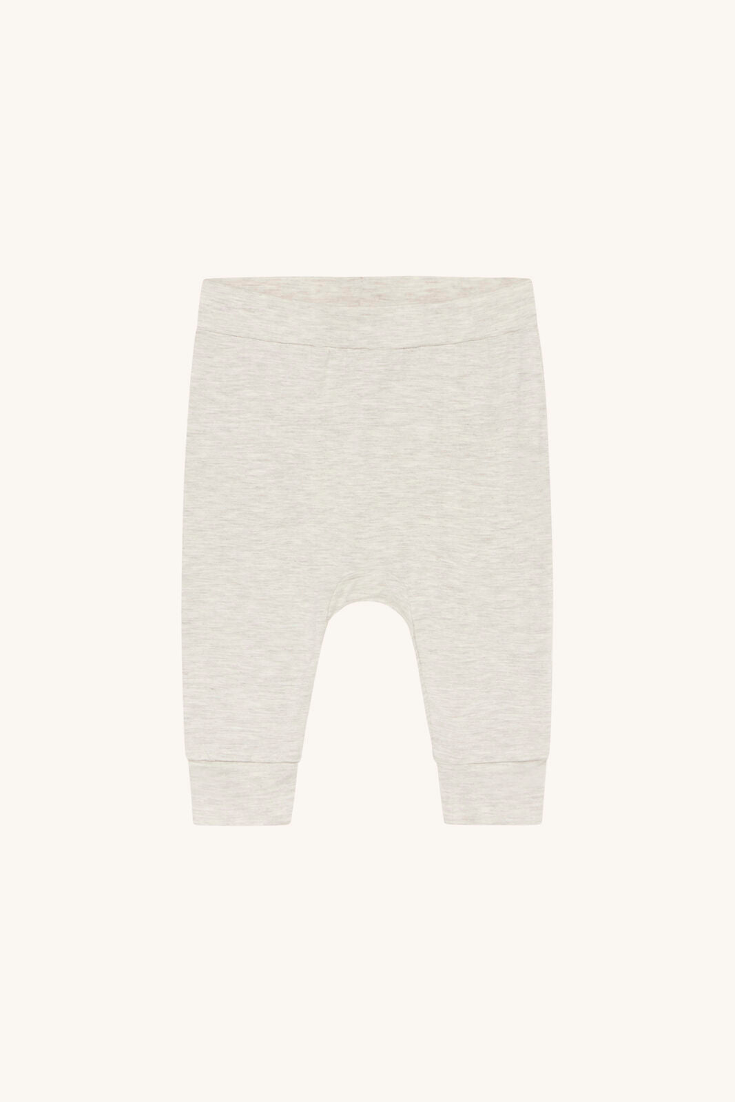 Hust&Claire Newborn Bambus Viskose Hose natur melange – coucou natur