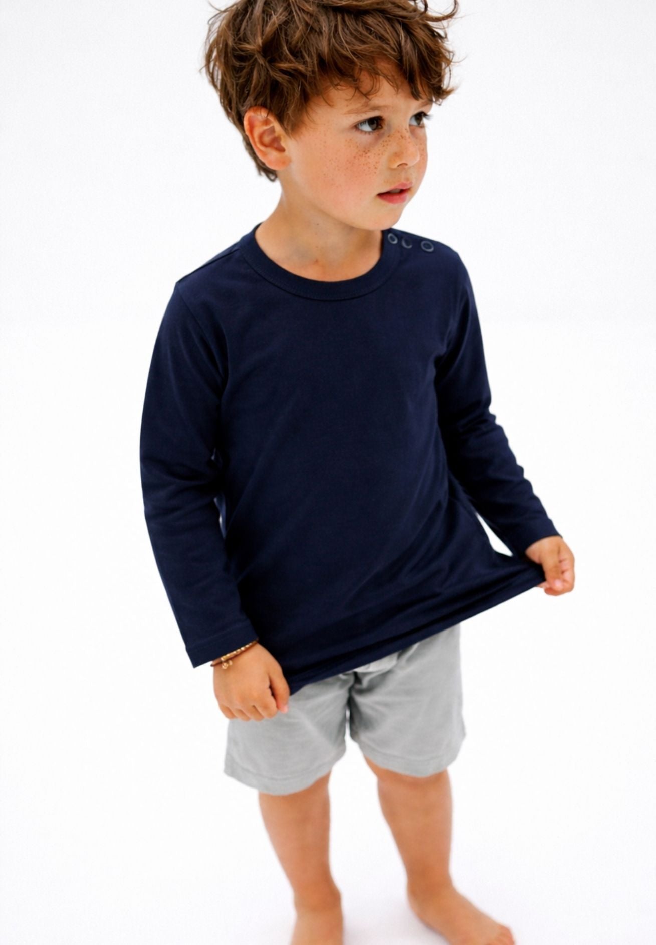 Joha Bio Bambus Langarm Shirt dunkelblau – coucou natur