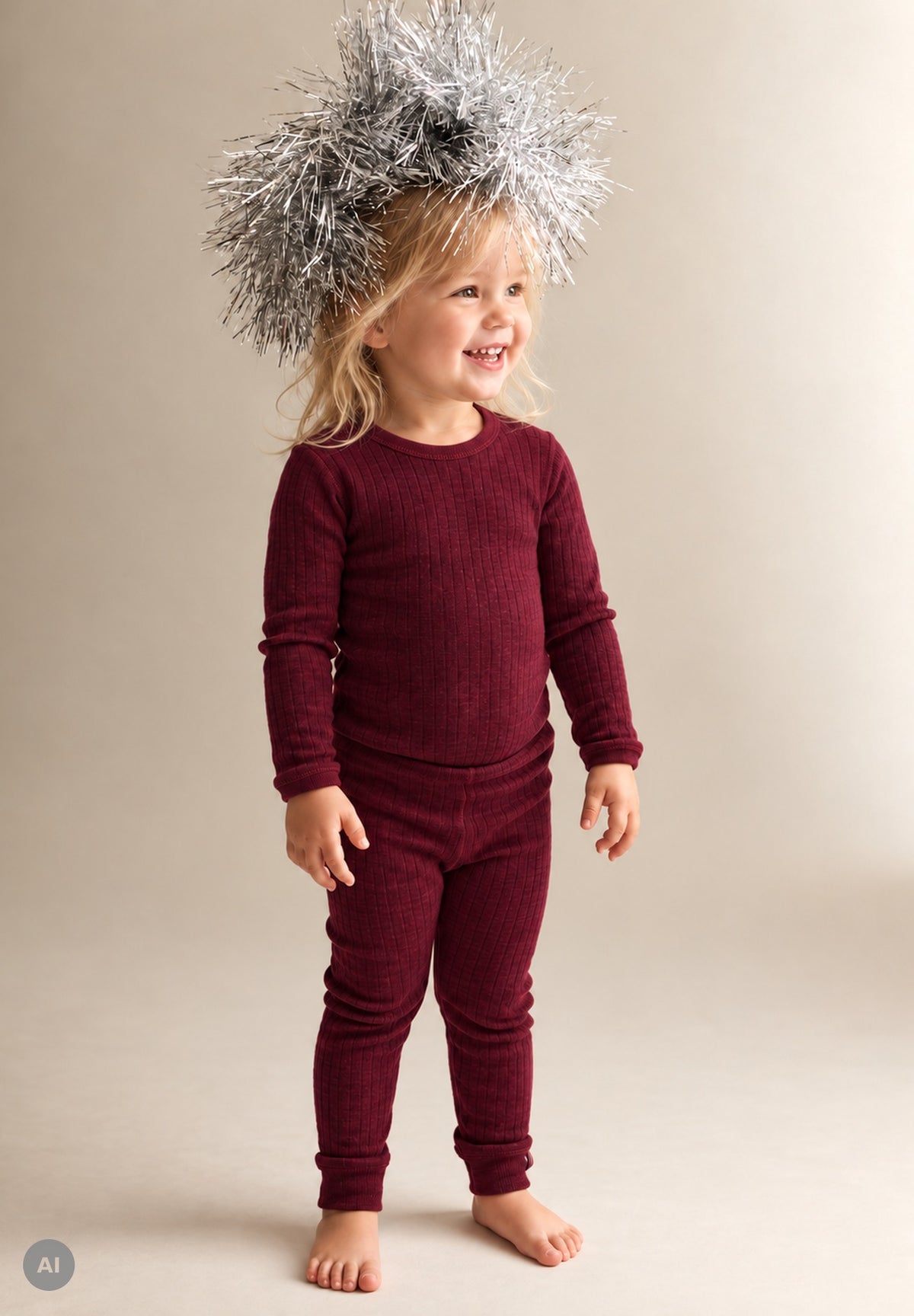 Joha Merino Leggings Limited Edition wein melange