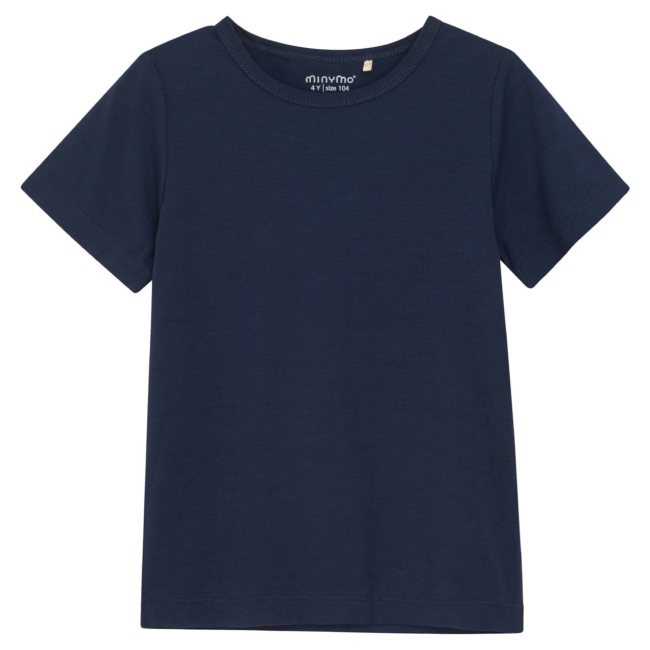 Minymo Bambus Viskose Shirt kurzarm navy