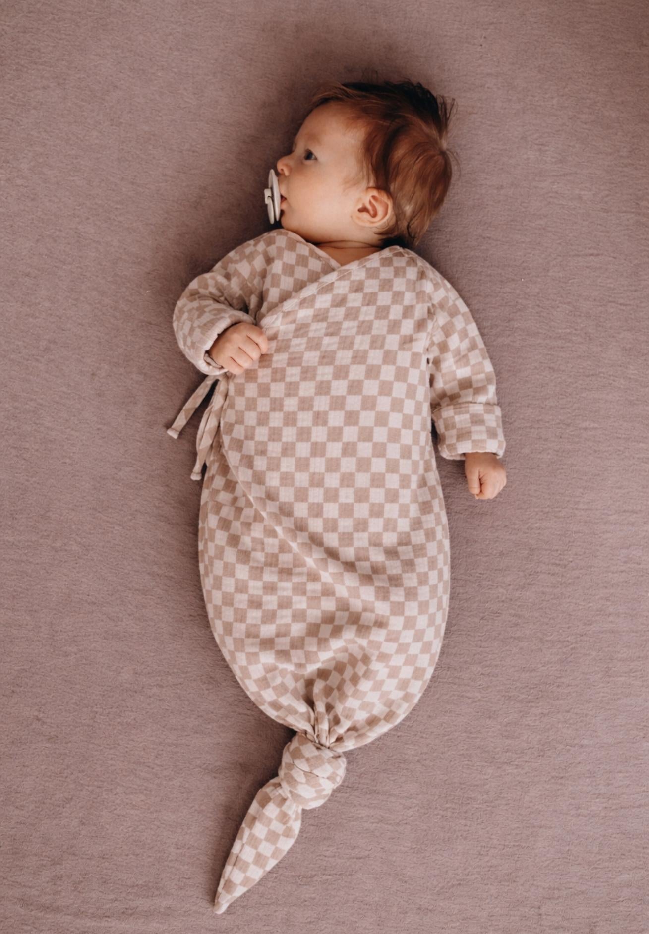 cocoon schlafsäcke Wooly organic Sommer Cocoon Schlafsack Bio Musselin in brown sand – coucou natur