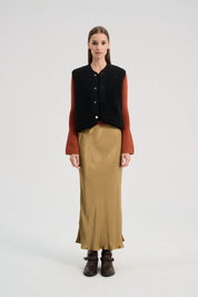 Alwero Erwachsenen Wollweste "TYB" deep black