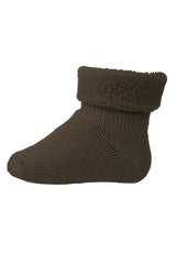 mp Merino Wollsocke "brown melange"
