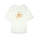 Lässig UV Shirt kurzarm unisex ecru Sun