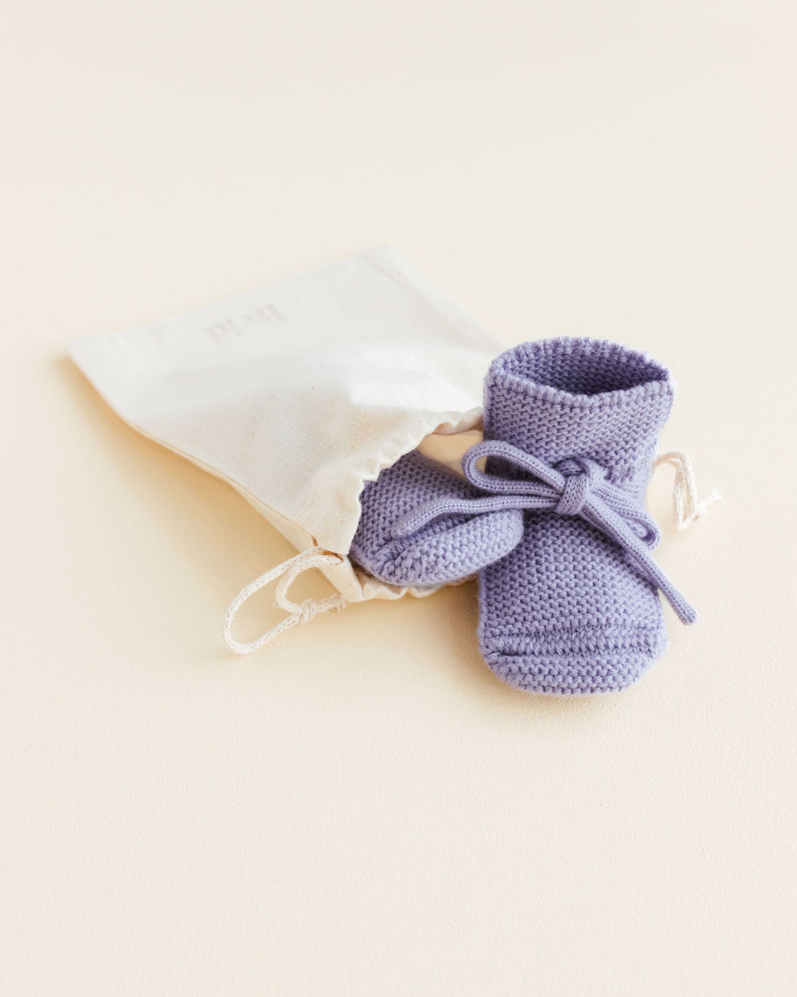 Hvid mitwachsende Merino Booties verschiedene Farben