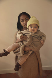 Hvid Merino Newborn Beanie Fonzie verschiedene Farben