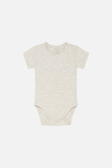 Hust&Claire Newborn Bambus Viskose Body natur melange