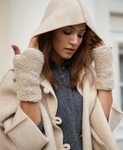 Alwero Merino Handwärmer in beige