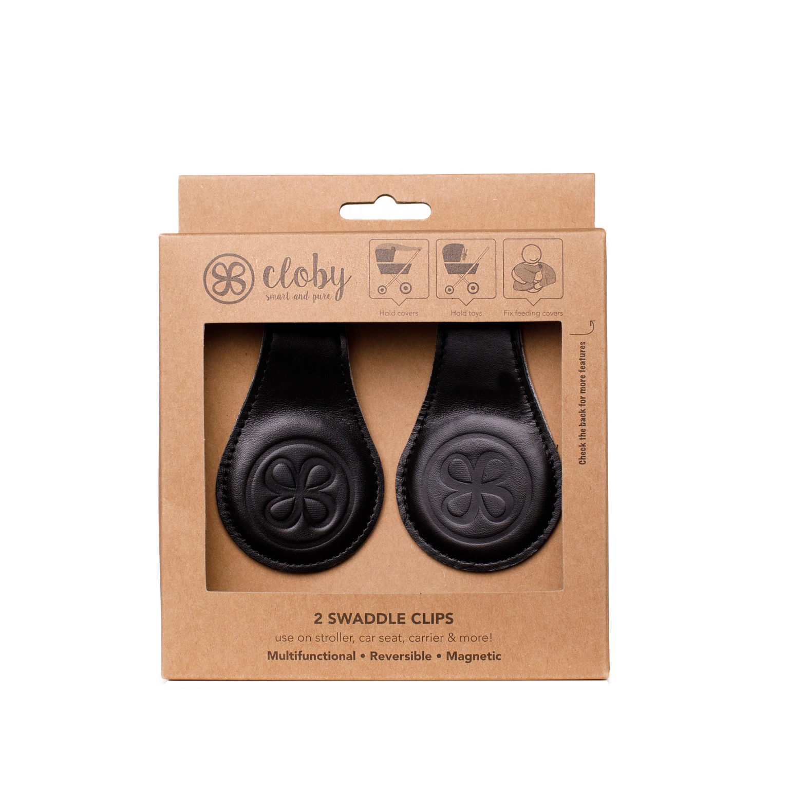cloby multifunktionale Magnetclips 2er Set verschied. Farben