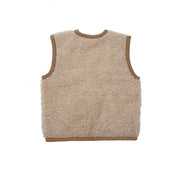 Alwero Kinder Wollweste beige braun