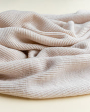 Hvid Merino Babydecke "Felix" cream
