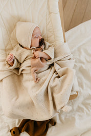 Hvid Merino Babydecke "Bibi" verschiedene Farben