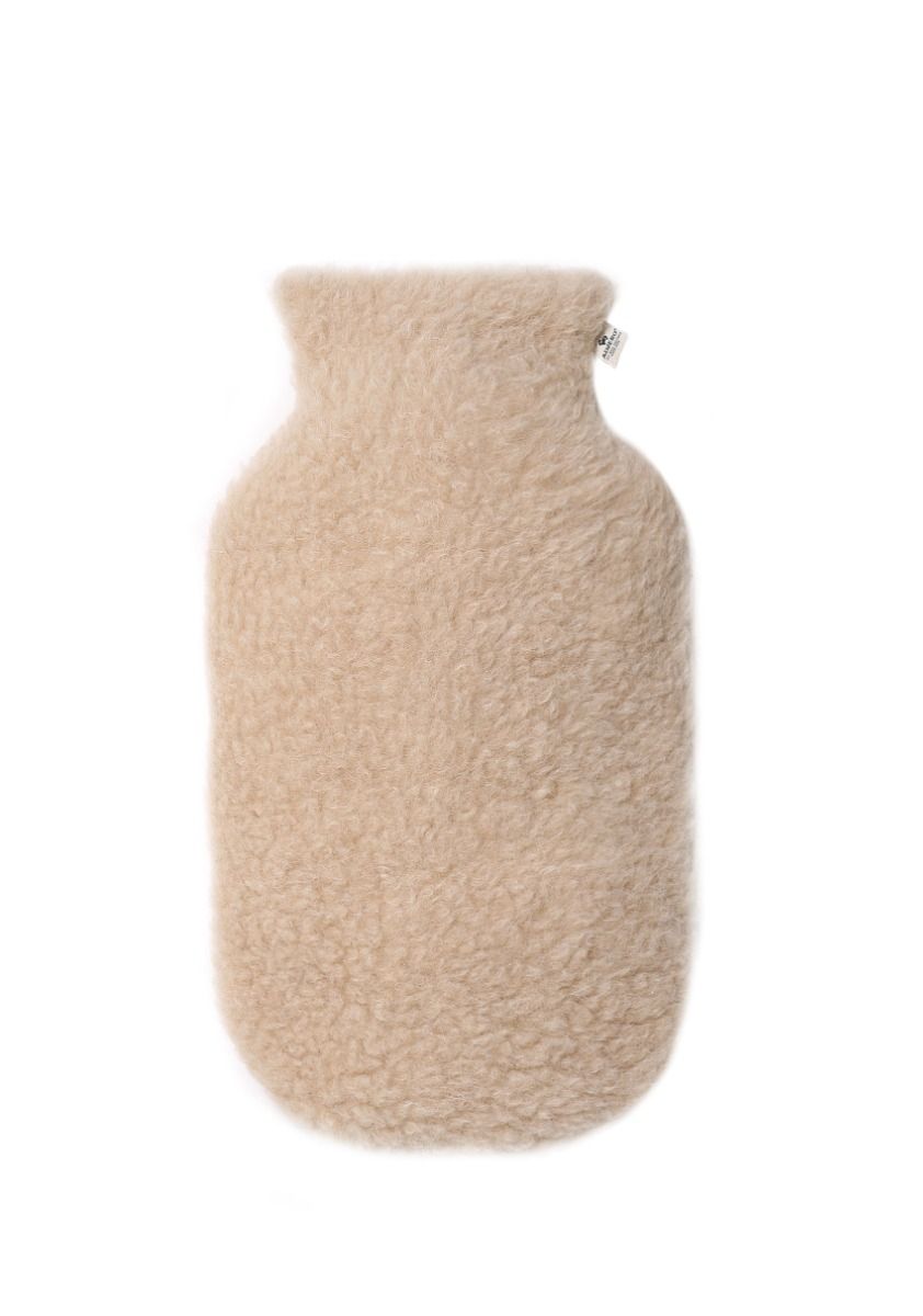 Alwero Wärmflaschenbezug aus Wolle in beige