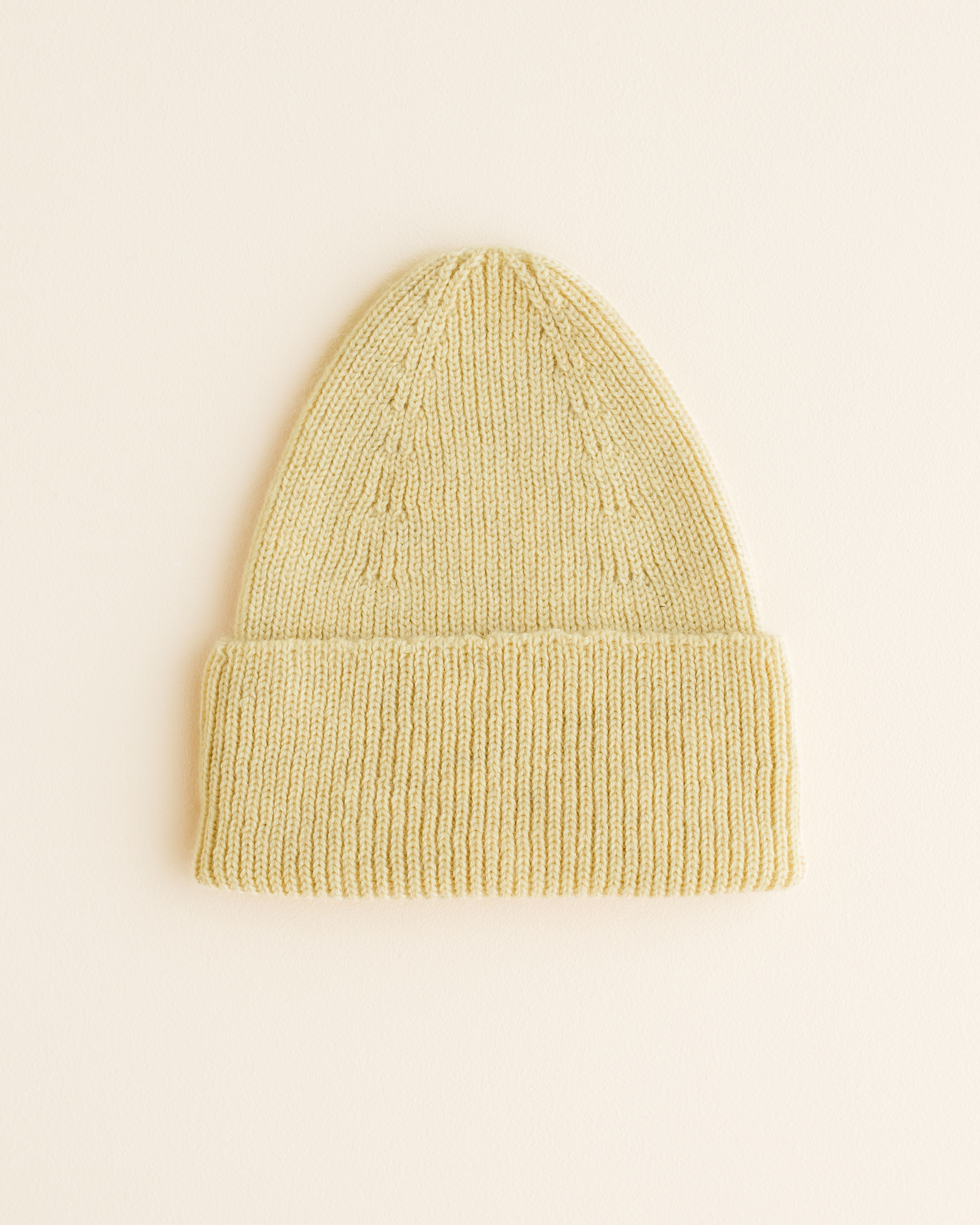 Hvid Merino Erwachsenen Beanie Fonzie verschiedene Farben