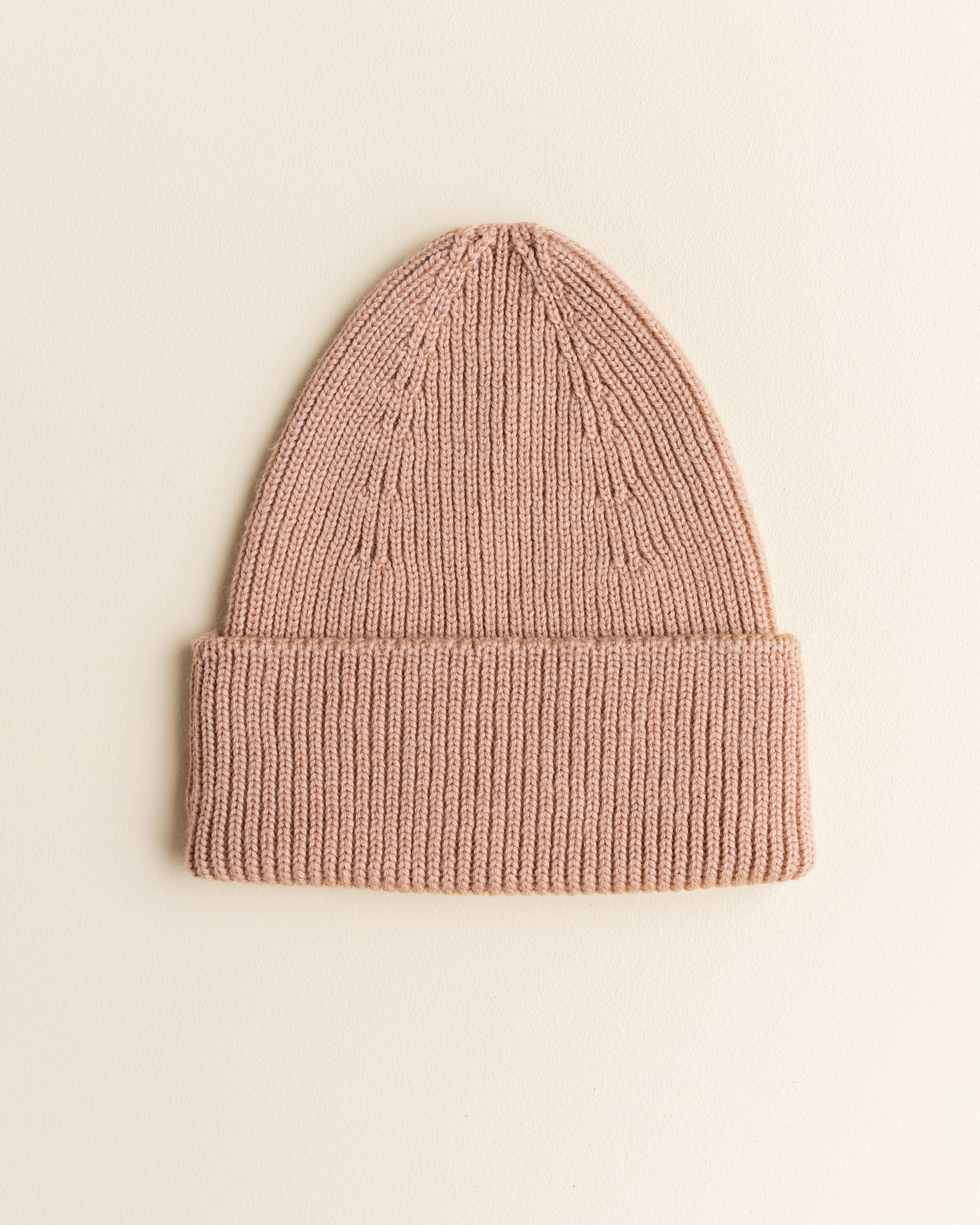 Hvid Merino Newborn Beanie Fonzie verschiedene Farben