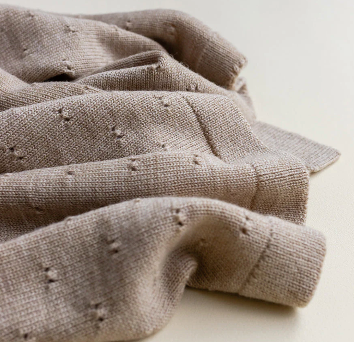 Hvid Merino Babydecke "Bibi" verschiedene Farben