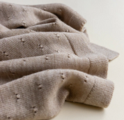 Hvid Merino Babydecke "Bibi" verschiedene Farben