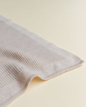 Hvid Merino Babydecke "Felix" cream