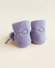 Hvid mitwachsende Merino Booties verschiedene Farben