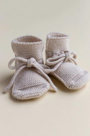 Hvid mitwachsende Merino Booties verschiedene Farben
