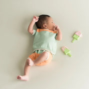 Micu Micu Newborn Strickset Biobaumwolle kurz fantasia