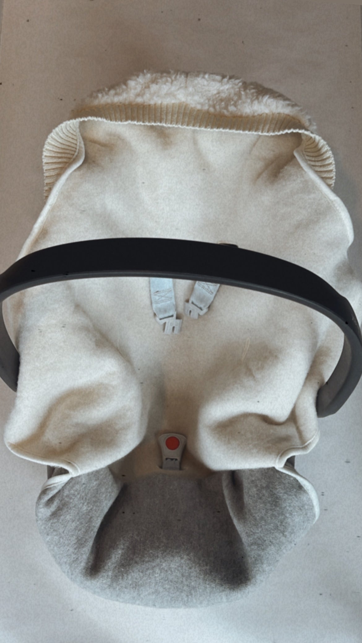 Alwero Bio Baby Woll Maxi Cosi Einschlagdecke beige ecru