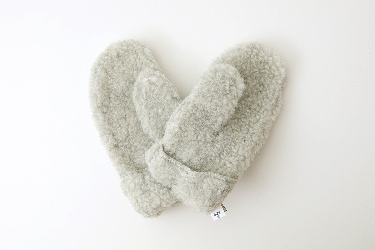Alwero Woll MiniMe Handschuhe in hellgrau