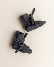 Hvid mitwachsende Merino Booties verschiedene Farben