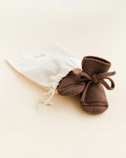 Hvid mitwachsende Merino Booties verschiedene Farben