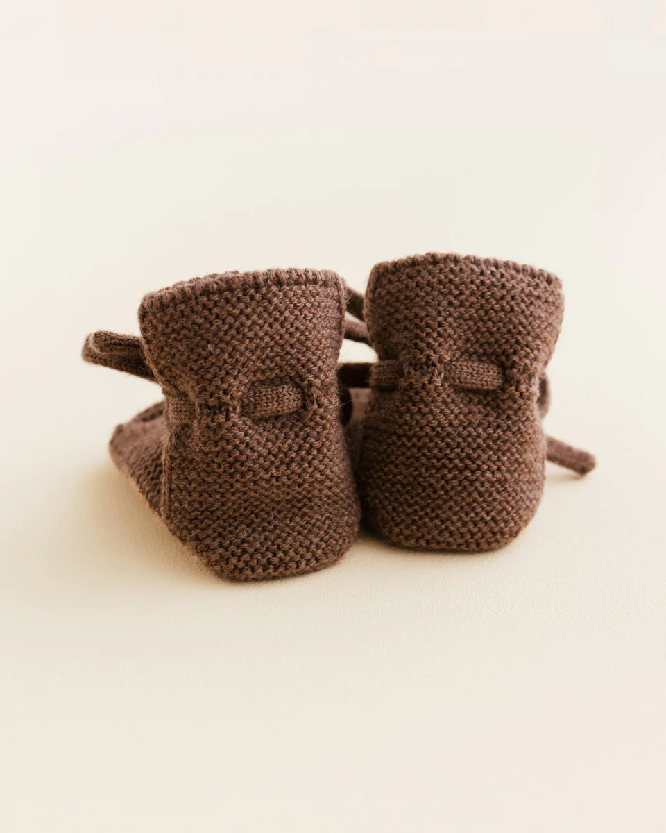 Hvid mitwachsende Merino Booties verschiedene Farben