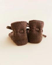 Hvid mitwachsende Merino Booties verschiedene Farben