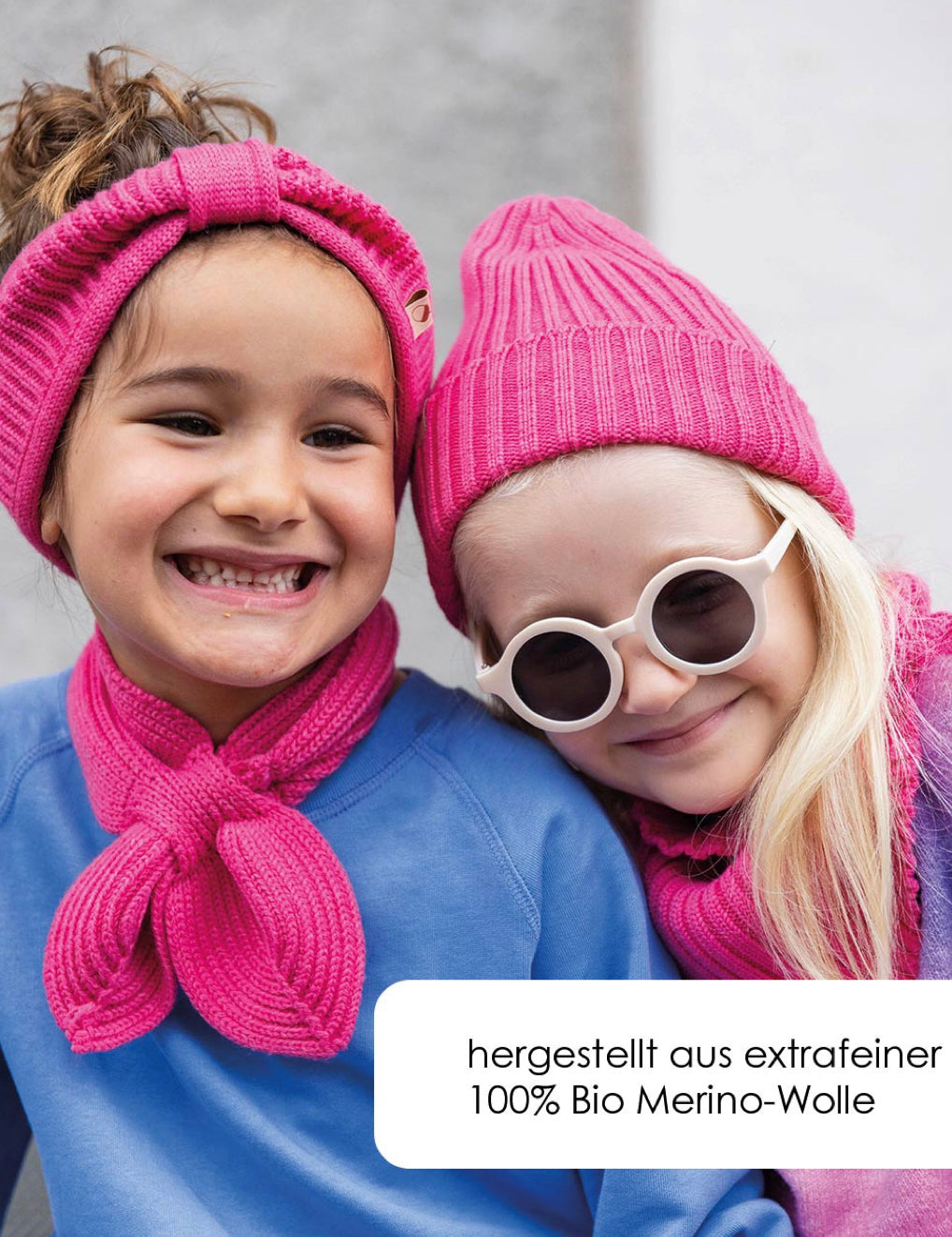 Oh chapo Bio Merino Schleifenschal verschiedene Farben
