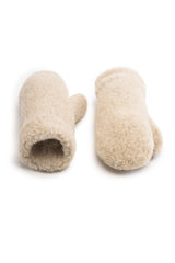 Alwero Woll Handschuhe Gully Erwachsene in sand brown