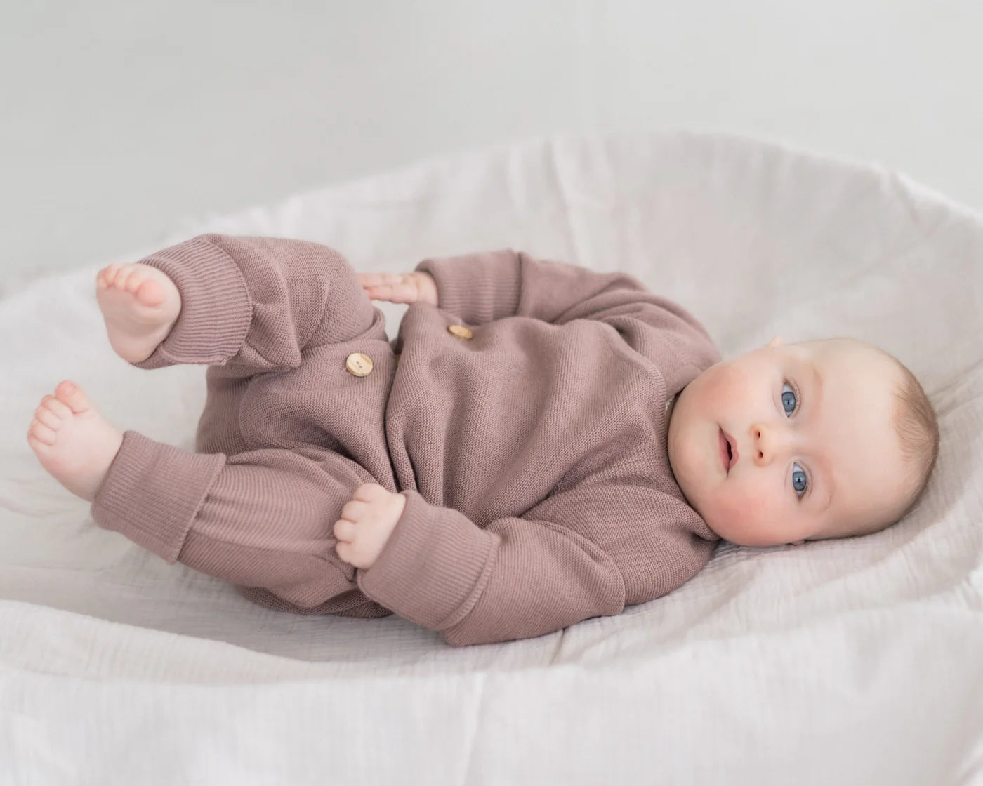 Halfen Merino Feinstrick Overall mitwachsend versch.Farben