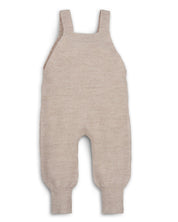 Halfen Merino mitwachsende Feinstrick Latzhose in natur Gr. 62/68