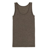 Joha Frauen Wolle Seide Tanktop in chocolate melange