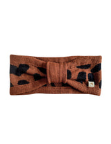 Oh chapo Bio Merino Stirnband "Ella" MiniMe in LEO braun schwarz