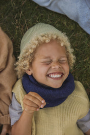 Hvid Merino Schlauchschal Kids mitwachsend verschiedene Farben