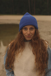 Hvid Merino Strickpullunder "Helle" für Frauen in cream
