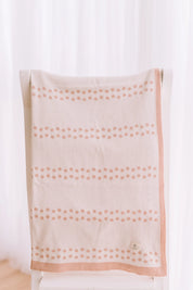Micu Micu Newborn Babystrickdecke rose dots