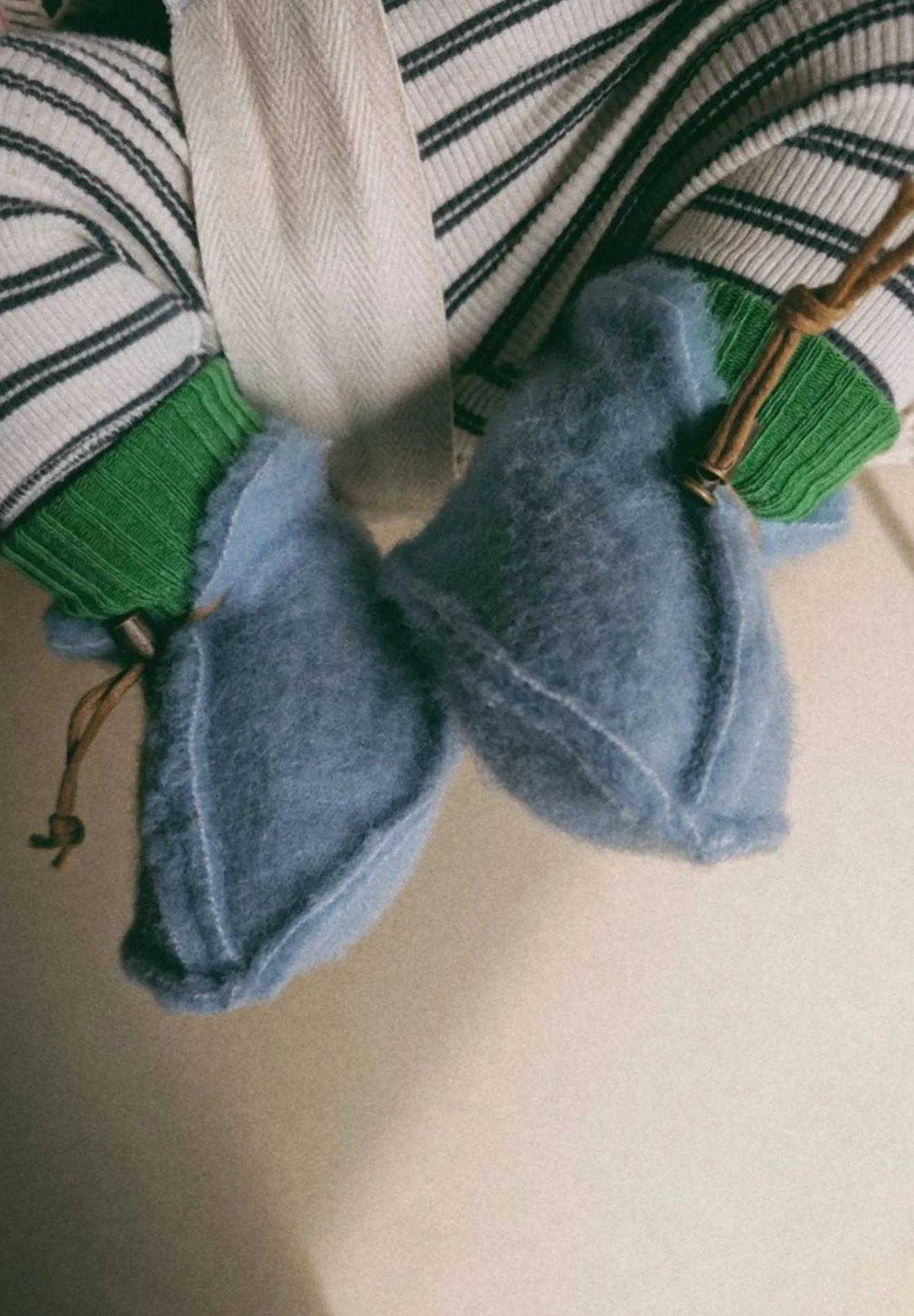 Alwero Baby Wollschühchen Emo icy blu