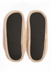 Alwero Hausschuhe Ballerina Junior beige