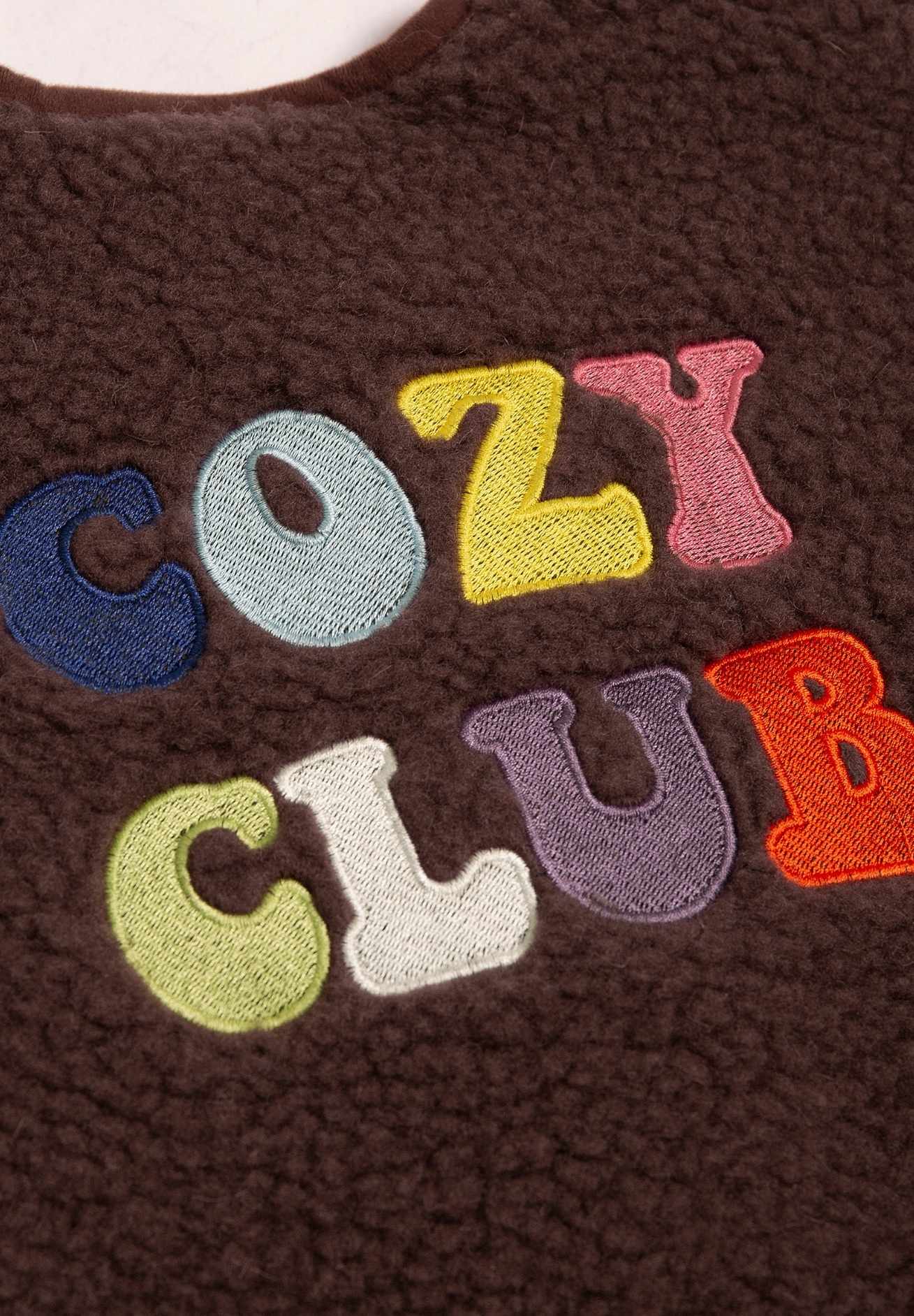 Alwero Kinder Bio Wollweste Special Edition choco martini "cozy club"