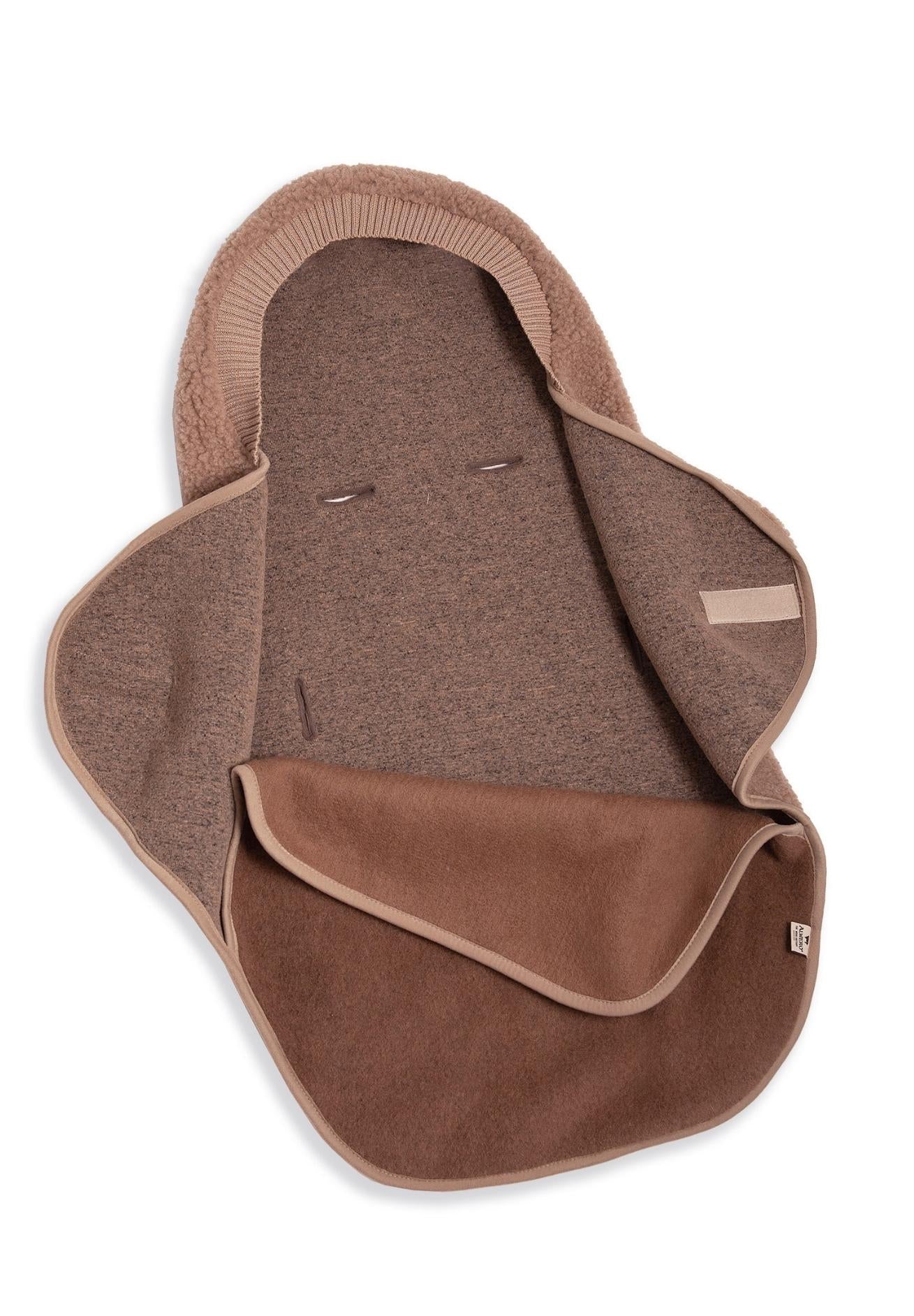 Alwero Bio Woll Baby Einschlagdecke Maxi Cosi tan – coucou natur