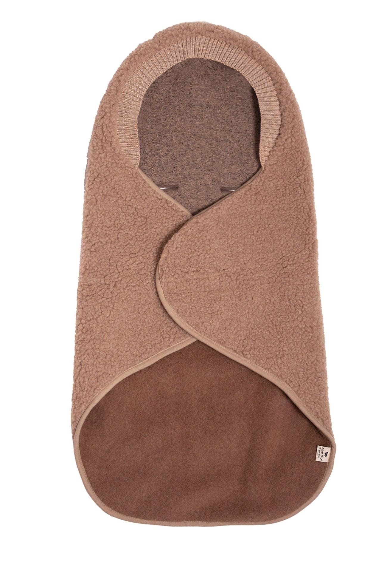 Alwero Bio Woll Baby Einschlagdecke Maxi Cosi tan