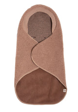 Alwero Bio Woll Baby Einschlagdecke Maxi Cosi tan