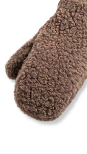 Alwero Woll Handschuhe Gully Erwachsene in choco martini