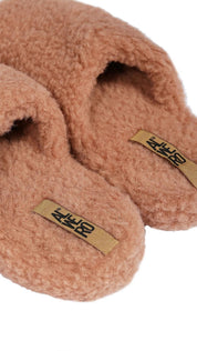 Alwero Bio Hausschuhe Erwachsene "Mono" unisex rugby tan